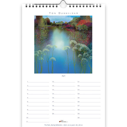 Art Revisited Ton Dubbeldam Verjaardagskalender A4 Serenity