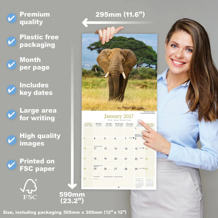 Avonside African Wildlife Kalender 2027