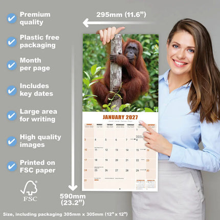 Avonside Apen Kalender 2027