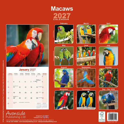 Avonside Ara Kalender 2027