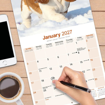 Avonside Basset Hound Kalender 2027