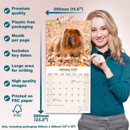 Avonside Chow Chow Kalender 2026