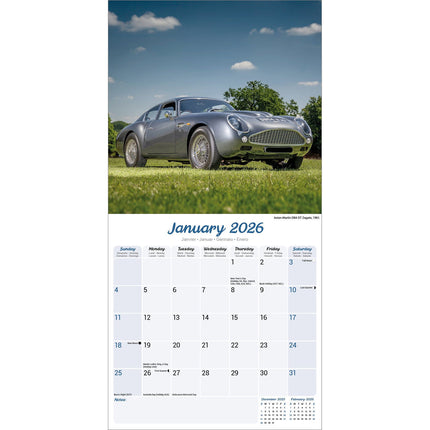 Avonside Classic Sports Cars Kalender 2027