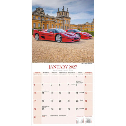 Avonside Classic Sports Cars Kalender 2027