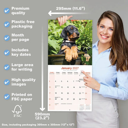 Avonside Dobermann Kalender 2027
