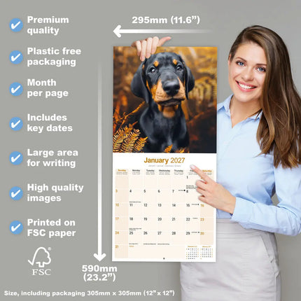 Avonside Dobermann Kalender 2027