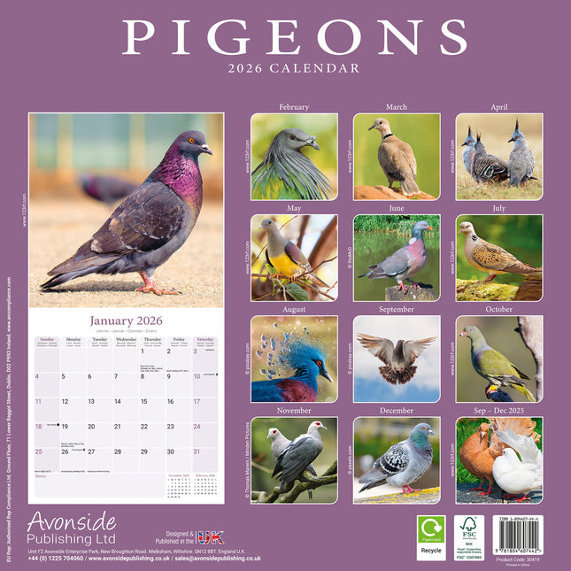 Avonside Duiven Kalender 2026