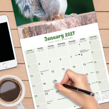 Avonside Eekhoorn Kalender 2027