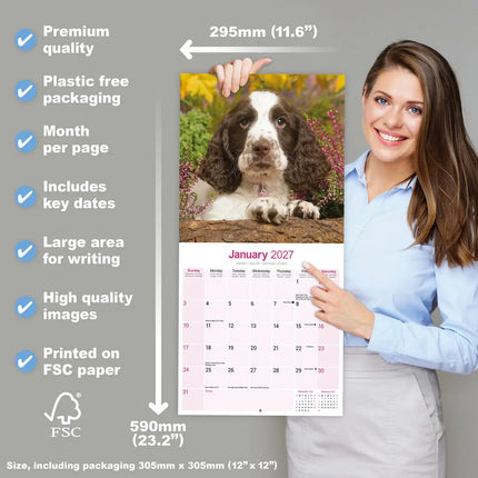 Avonside Engelse Springer Spaniel Kalender 2027