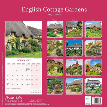 Avonside English Cottage Gardens Kalender 2027