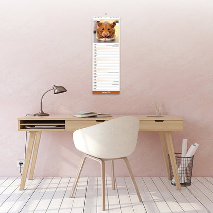 Avonside Hamster Kalender 2026 Slimline