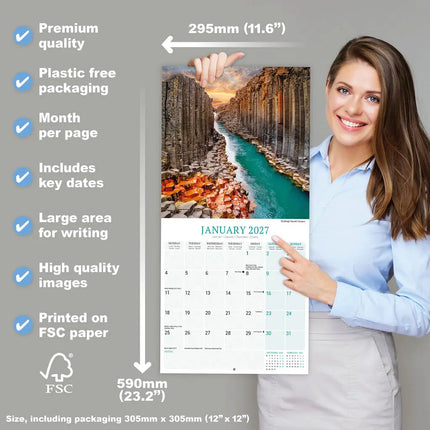 Avonside IJsland Kalender 2027
