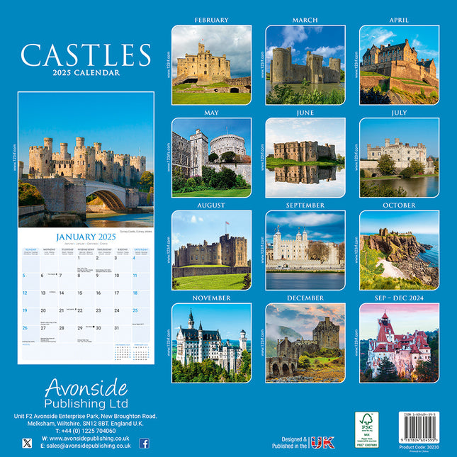 Avonside Kastelen Kalender 2025
