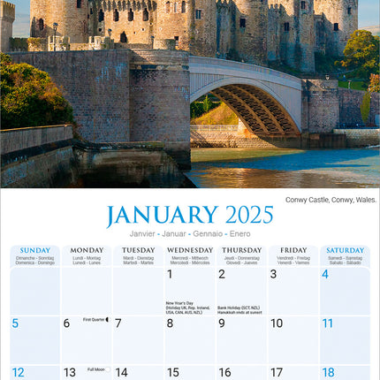 Avonside Kastelen Kalender 2025