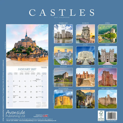 Avonside Kastelen Kalender 2027