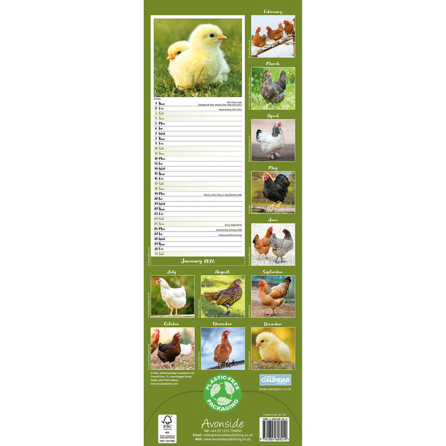 Avonside Kippen Kalender 2026 Slimline