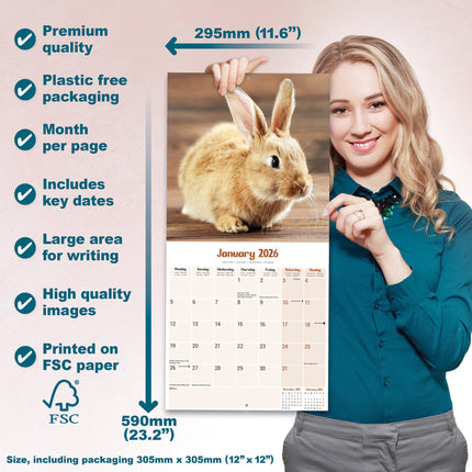 Avonside Konijnen Kalender 2026