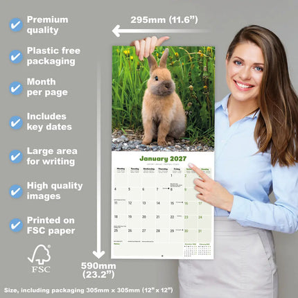 Avonside Konijnen Kalender 2027