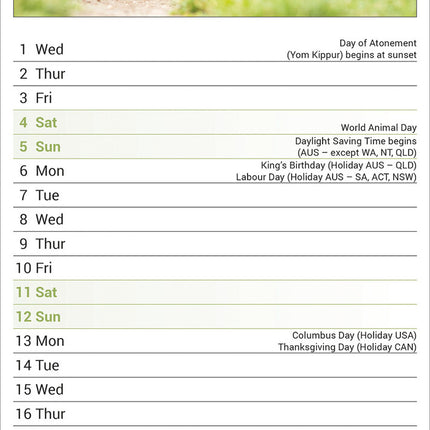 Avonside Labrador Retriever Kalender Zwart 2025 Slimline