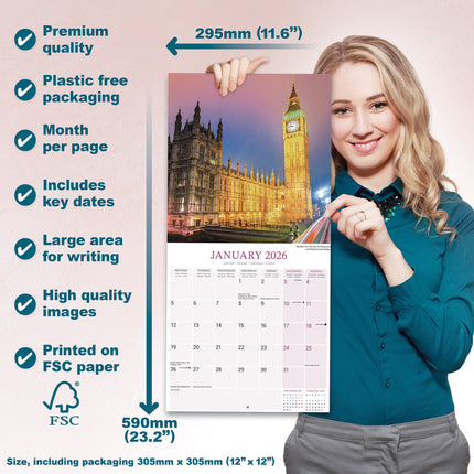 Avonside Londen Kalender 2026