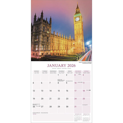 Avonside Londen Kalender 2026