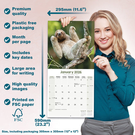 Avonside Luiaard Kalender 2026