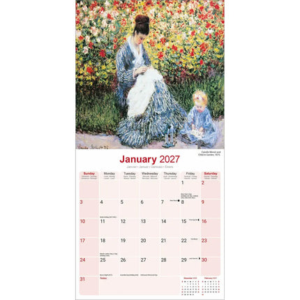 Avonside Monet Kalender 2027