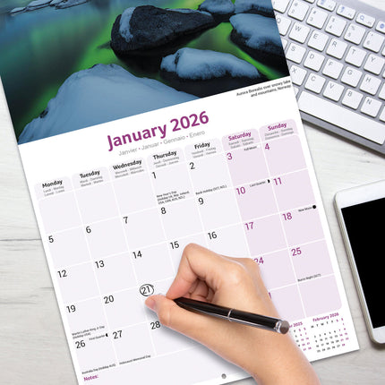 Avonside Noorderlicht Kalender 2026