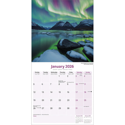 Avonside Noorderlicht Kalender 2026