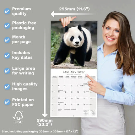 Avonside Panda Kalender 2027
