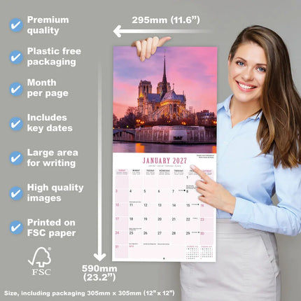 Avonside Parijs Kalender 2027