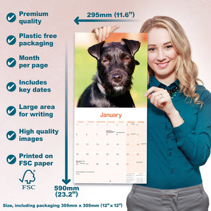 Avonside Patterdale Terrier Kalender 2026