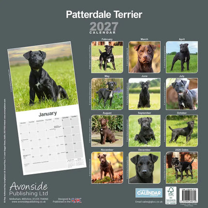 Avonside Patterdale Terrier Kalender 2027