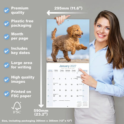 Avonside Poedel Kalender 2027