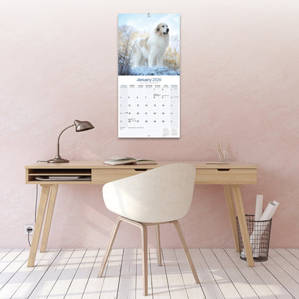 Avonside Pyreneese Berghond Kalender 2026