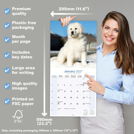 Avonside Pyreneese Berghond Kalender 2027