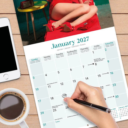 Avonside Retro Pin Ups Kalender 2027