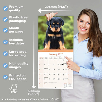 Avonside Rottweiler Kalender 2027