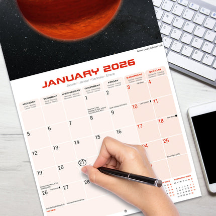 Avonside Ruimte Kalender 2026