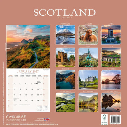 Avonside Schotland Kalender 2027