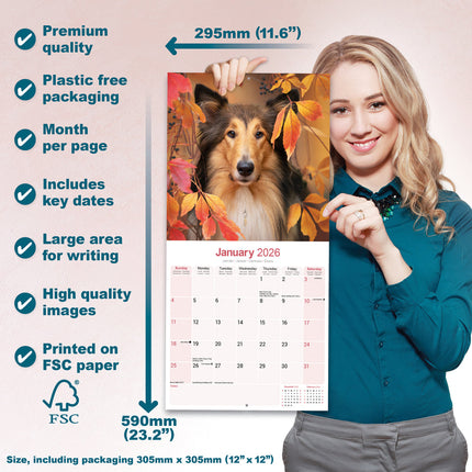 Avonside Schotse Herder Kalender 2026