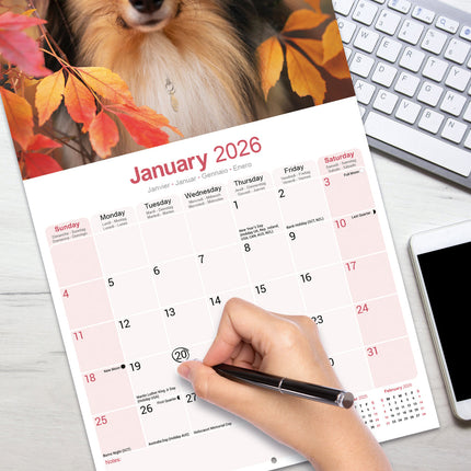 Avonside Schotse Herder Kalender 2026