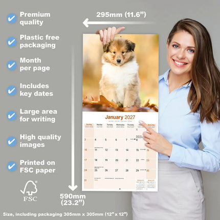 Avonside Schotse Herder Kalender 2027