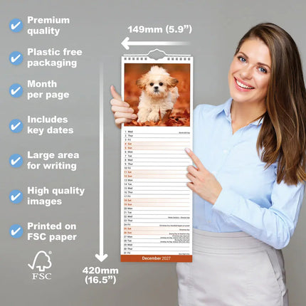 Avonside Shih Tzu Kalender 2027 Slimline