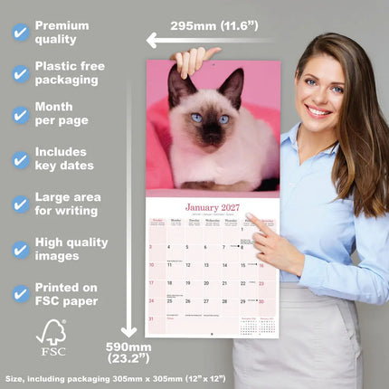 Avonside Siamees Kalender 2027