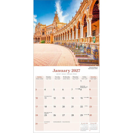 Avonside Spanje Kalender 2027