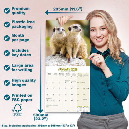 Avonside Stokstaartjes Kalender 2026