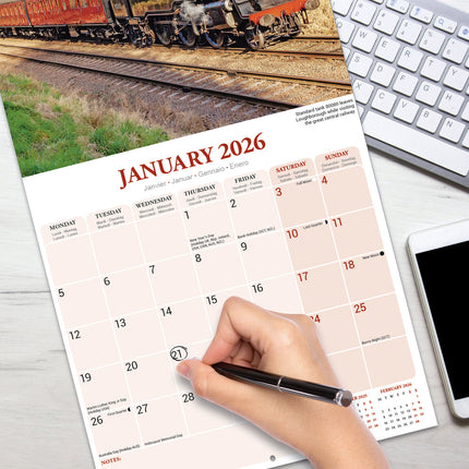 Avonside Stoomtreinen Kalender 2027
