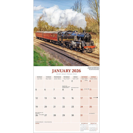 Avonside Stoomtreinen Kalender 2027