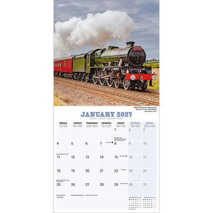 Avonside Stoomtreinen Kalender 2027